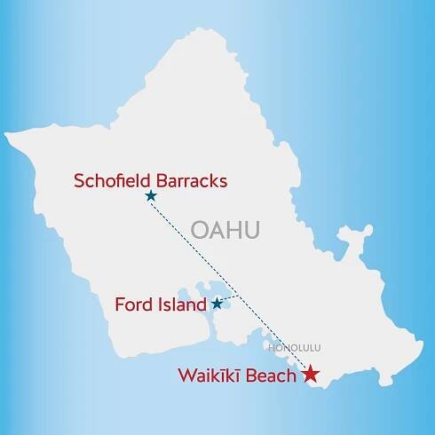 Oahu map