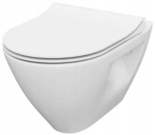 Wc s prkénkem softclose závěsné Cersanit Mille zadní odpad S701-454