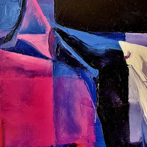 Blue Shadow Detail – "The Embrace"