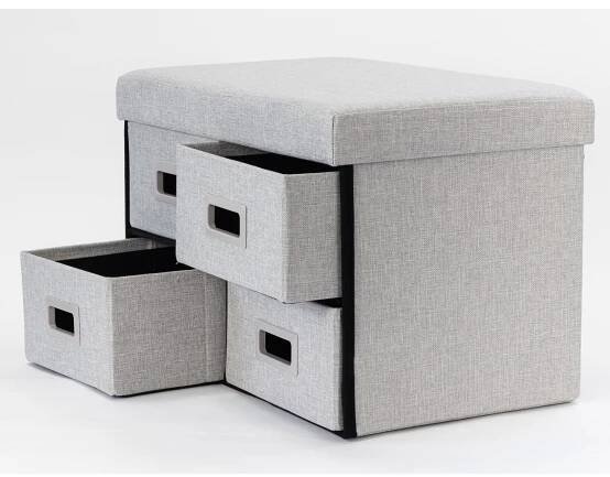 Úložný box MOREEN šedá, šířka 60 cm | Sconto