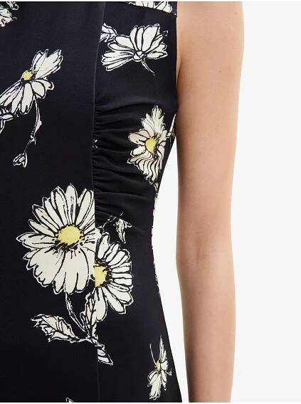 Desigual Desigual Letní šaty Lorena 24SWVK18 Černá Regular Fit