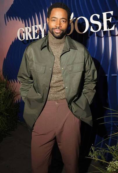 LOS ANGELES, CALIFORNIA - FEBRUARY 04: Jay Ellis attends the Grey Goose Essences: Sound Sessions, Featuring Jazmine Sullivan at The GRAMMY Museum on February 04, 2023 in Los Angeles, California. (Photo by Roger Kisby/Getty Images for Grey Goose Vodka)