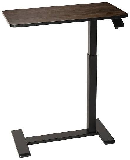 BOLLSIDAN Laptop stand - walnut effect/black 68x36 cm