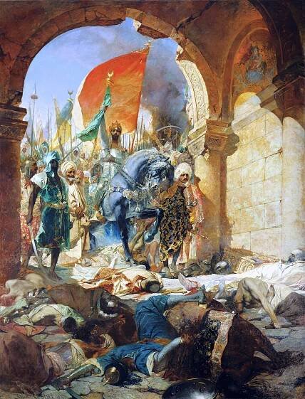 Soubor:Benjamin-Constant-The Entry of Mahomet II into Constantinople-1876.jpg – Wikipedie