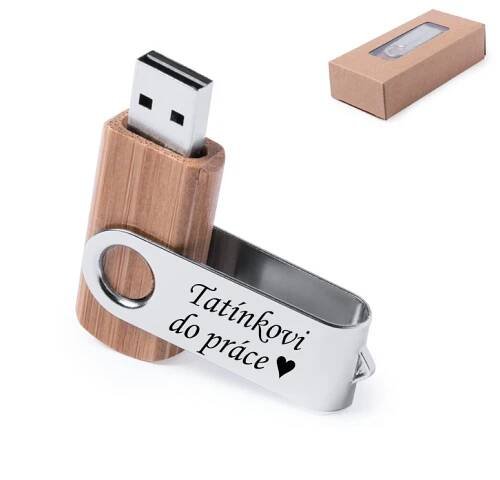 USB flash disk USB flash disk 16 GB Classic - TOP CENA Bamboo
