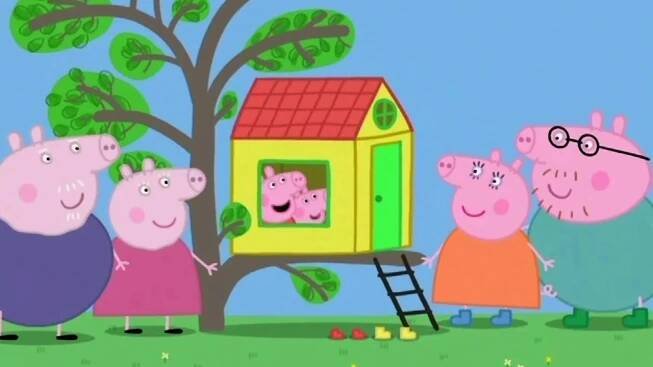 Prasátko Peppa S01E37 DŮM NA STROMĚ CZ HD The Tree House