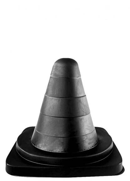 Černé dildo kužel - XXL Cone (19 x 12 cm) - gb19225