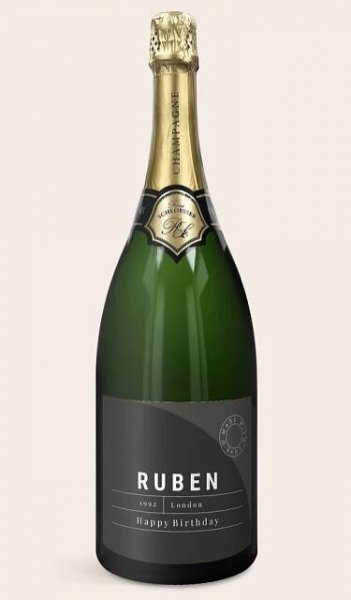 Personalizované šampaňské René Schloesser Magnum