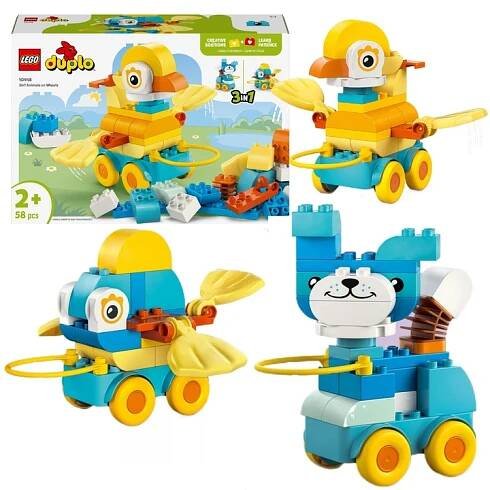 LEGO DUPLO 10448 3 v 1 Zvieratá na kolieskach