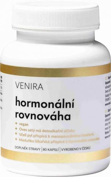 VENIRA Hormonálna rovnováha 1×80 cps, doplnok výživy pre hormonálnu rovnováhu