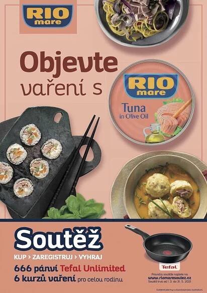 Příjemným bonusem vaření s Rio Mare je Blížící sei jarní soutěž!