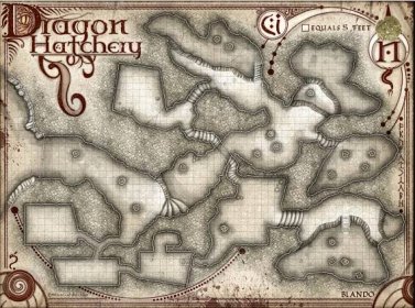 Episode 3 Dragon Hatchery Map Hoard of the Dragon Queen Adventure Module for Dungeons and Dragons D&D DND 5th Edition 5E