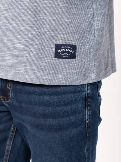 Pánské tričko d.r. HEAVY TOOLS Canto modré | EXE JEANS | Specialisté na džíny Mustang, Cross, Mavi a další