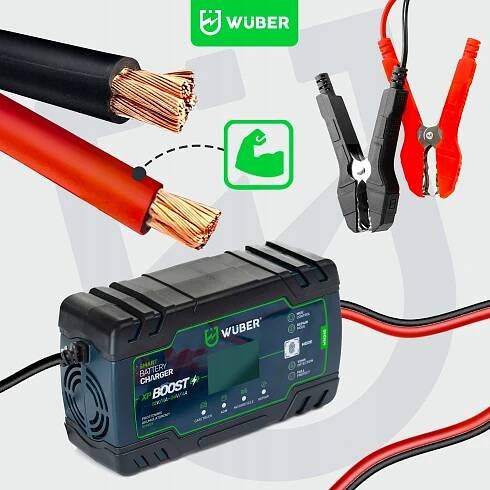 NABÍJEČKA USMĚRŇOVAČ BATERIÍ MIKROPROCESOROVÝ DO AUTA 12V/24V MCU Stav balení originální