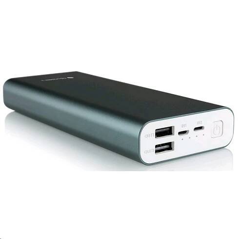 Powerbank GoGEN 20000 mAh, Lightning - šedá