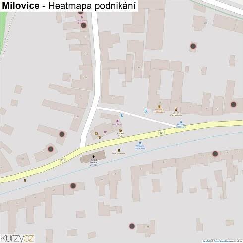Milovice - mapy | Kurzy.cz