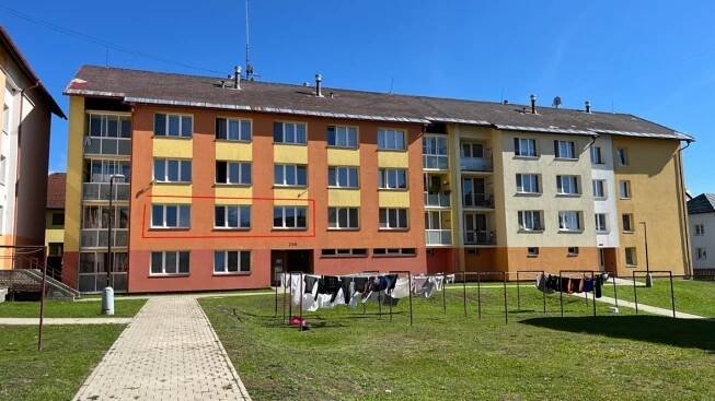 Prodej bytu 2+1, 57 m2, 2NP, Horní Planá