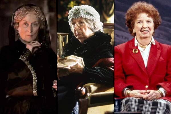 Meryl Streep, Mary Wickes and Lucile Watson as Aunt March