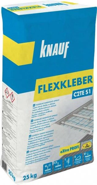 Knauf Flexibilní lepidlo Flexkleber C2TES1; 25 kg