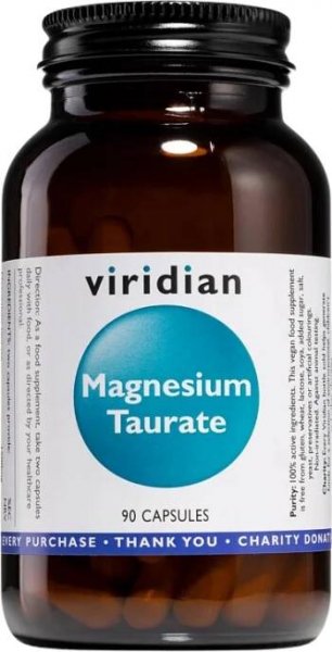Viridian Magnesium Taurate (Taurát hořečnatý) 90 kapslí