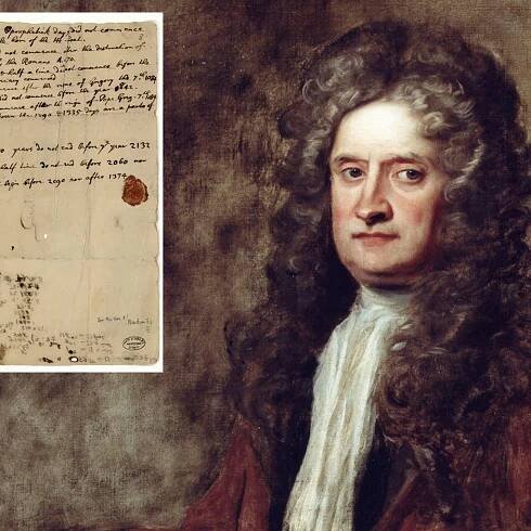 Sir Isaac Newton letter from 1704 predicts when world will end – and it’s not far away