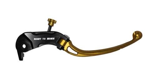 Páčka brzdy ACCOSSATO aluminium, master cylinder zlatá
