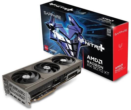 Sapphire NITRO+ AMD Radeon RX 9070 XT GPU (11348-01-20G)