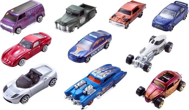Hot Wheels 54886 angličák 10 ks
