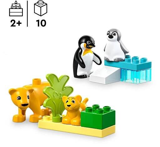 LEGO Duplo 10442 Rodiny divokých zvířat: tučňáci a lvi Číslo výrobku 10442