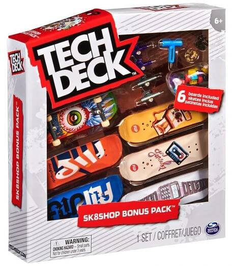 Tech Deck skateshop 6ks s příslušenstvím Flip