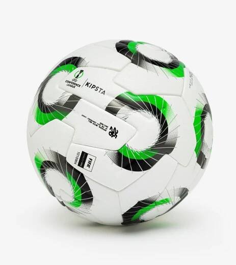 Oficiální míč UEFA Konferenční ligy ve velikosti 5 s krabicí