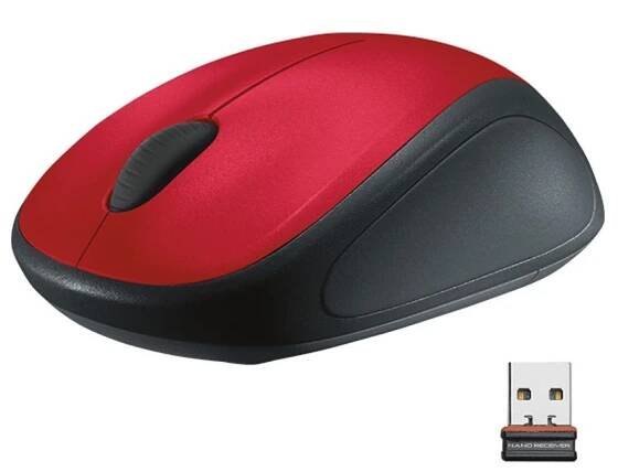 Logitech Wireless M235 červená - červená | vmSHOP.cz 