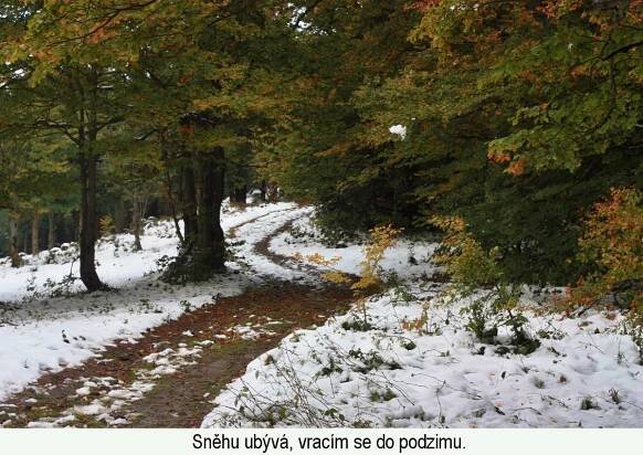 Začátek podzimu v Beskydech