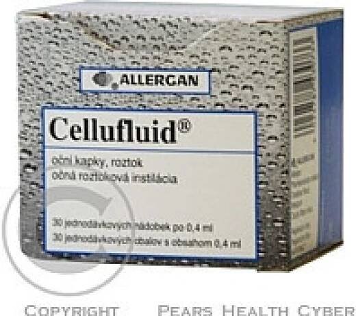 CELLUFLUID OPH 5MG/ML OPH GTT SOL MDC 30X0,4ML