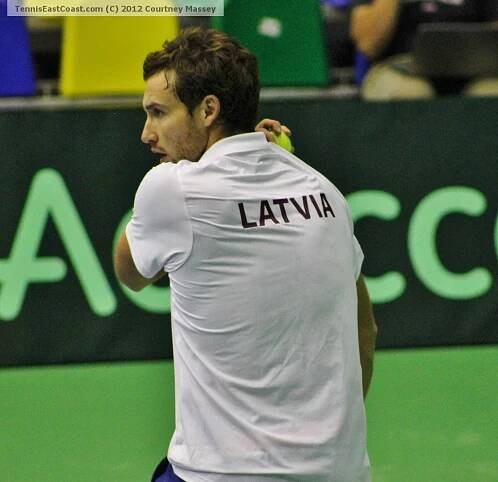Ernests Gulbis 2012 Davis Cup
