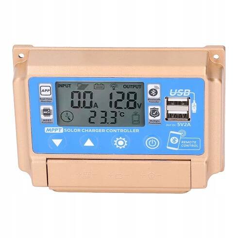 SOLÁRNÍ REGULÁTOR NABÍJENÍ 12/24V PANEL 30A MPPT BLUETOOTH