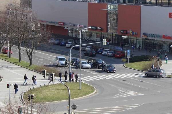 Zákrok zásahové jednotky v centru Havířova.