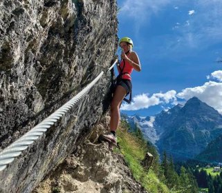 Action Time Flying Fox-Klettersteig- Klettern - feel the mountains - die alpinschule am ortler