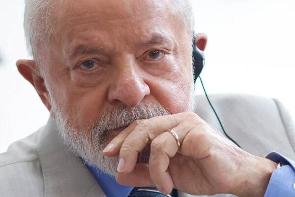 Brazil's President Luiz Inacio Lula da Silva meets Chinese Politburo Standing Committee member, Li Xi