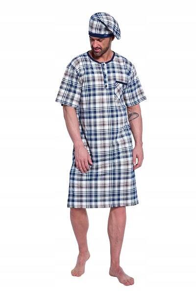 Pánská noční košile 109/30 - CORNETTE tmavě modrá XXL