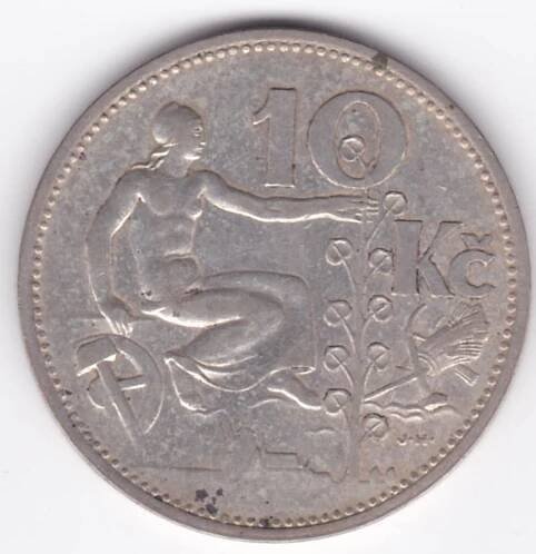 10 Kč, 1931, Československo - Numismatika