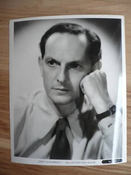 Fotoska - herec Joseph Schildkraut - ORIG. CINEMA-PHOTO