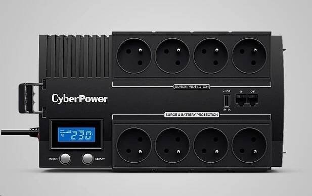 CyberPower BRICs Series II SOHO LCD UPS 1200VA/720W, české zásuvky