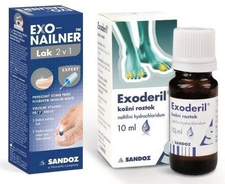 Exonailner Lak 2v1 5ml + Exoderil 10ml/100mg - Lékárna Damona