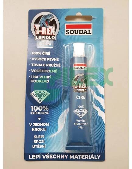 Lepidlo T-REX 25 ml, čiré, Soudal