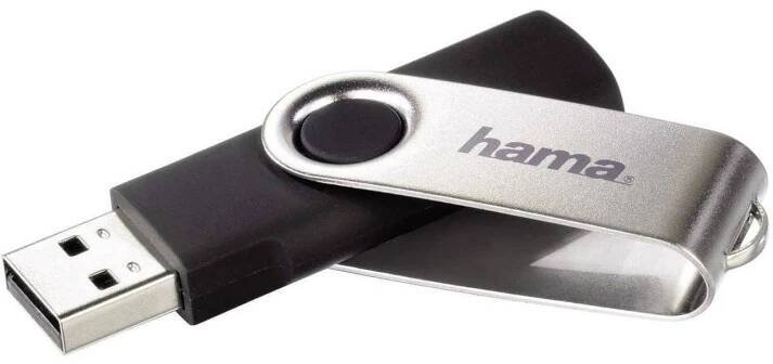 Hama Rotate USB flash disk 8 GB černá 90891 USB 2.0