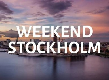 Weekend Workshop | Stockholm | January 5-7 | €360-€390