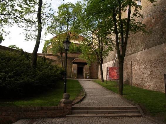 Brno, Hrad Spilberk, Entrance