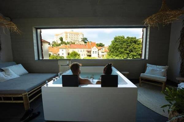 Posezení v ubytování Wellness Hotel Volarik
