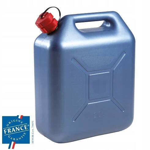 Kanystr na palivo 20 l se zatahovací nálevkou MODRÝ, přídavné palivo EAN (GTIN) 3086960026776